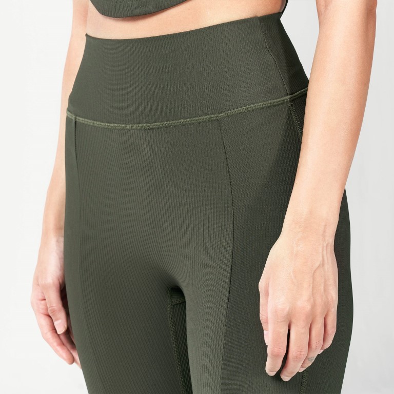 CODE FLARE IT UP LEGGINGS - KHAKI